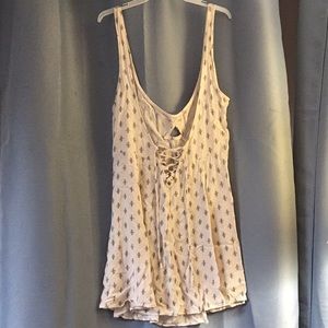 Mini dress or long shirt tank straps. Free People